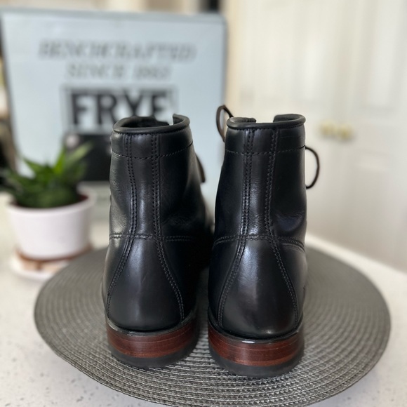 NWT - Frye Limited Addition John Addison Lace up Boot in Black, size 12 - Picture 5 of 9